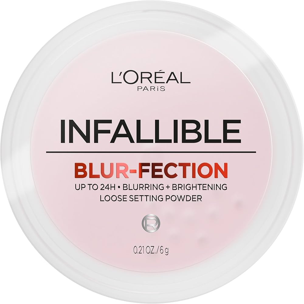 L'Oreal Paris Infallible Blur-fection Longwear Loose Setting Powder, Blurring Face Powder With Up... | Amazon (US)