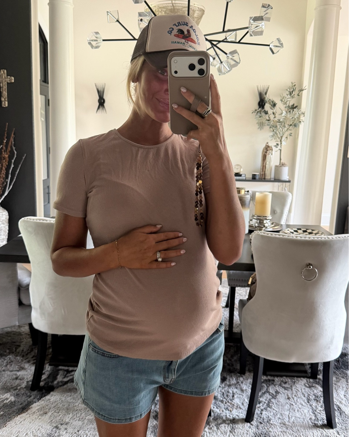 Low Rise shorts and maternity tshirt

#LTKgrwm #LTKmomlife #LTKootd