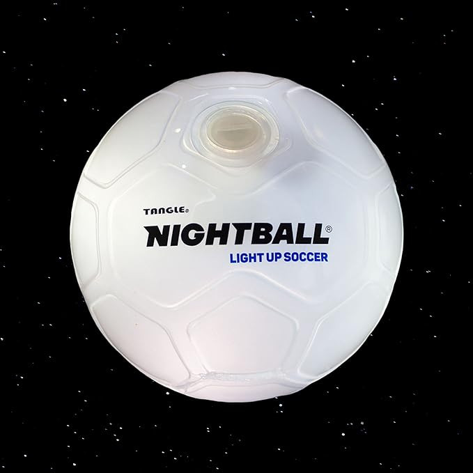 Nightball Soccer Ball LED Light Up Ball - Glow in The Dark Glow Ball Soccer Ball Gifts - Orange T... | Amazon (US)