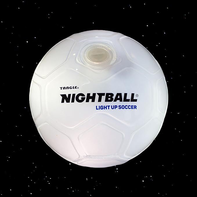 Nightball Soccer Ball LED Light Up Ball - Glow in The Dark Glow Ball Soccer Ball Gifts - Orange T... | Amazon (US)