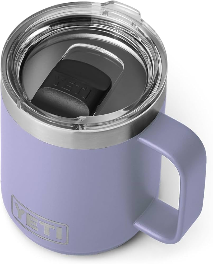 YETI Rambler 10 oz Stackable Mug, Vacuum Insulated, Stainless Steel with MagSlider Lid, Cosmic Li... | Amazon (US)