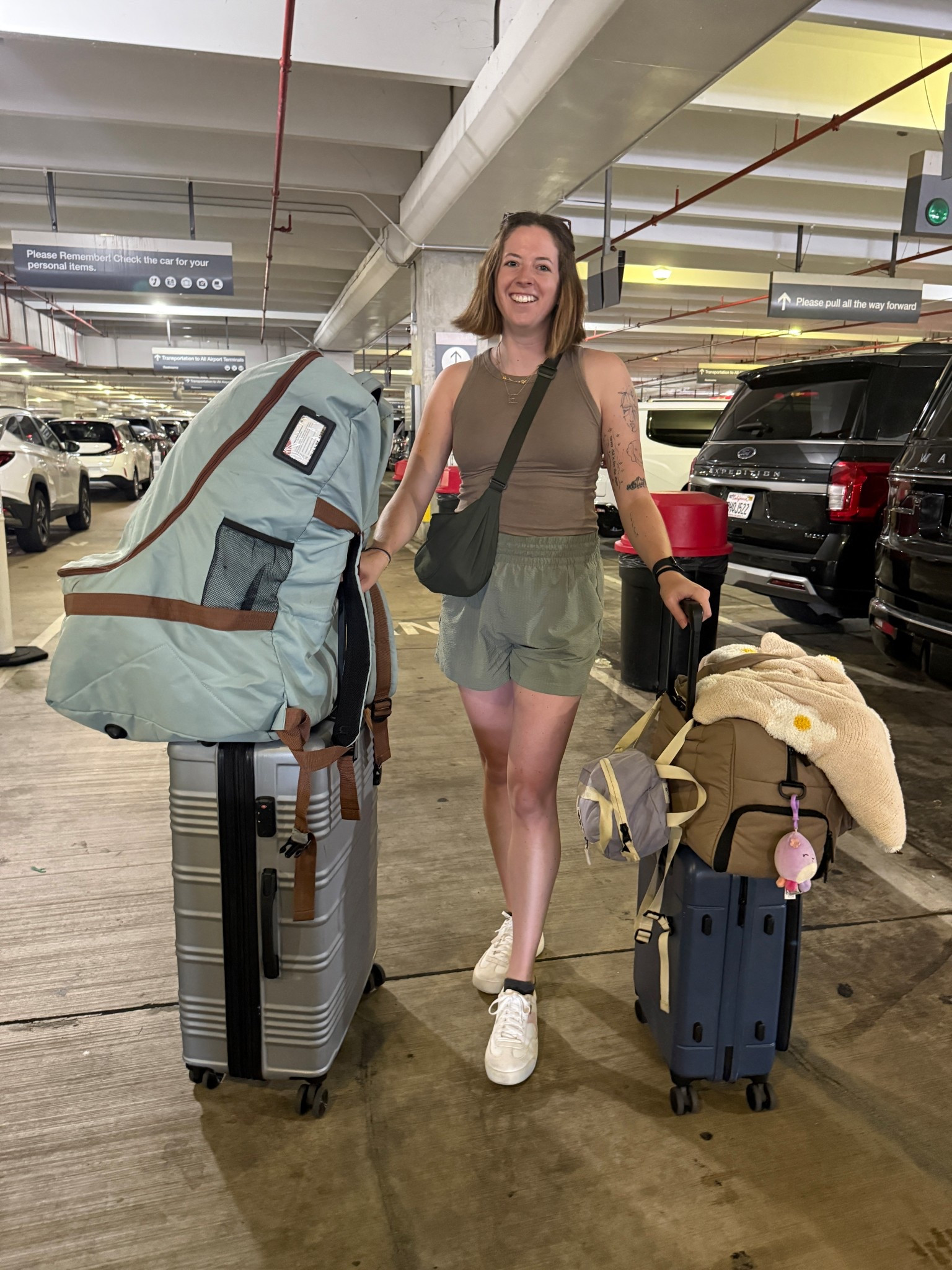 Everything for three people to travel for a week, car seat included! 

#LTKHoliday #LTKTravel #LTKKids