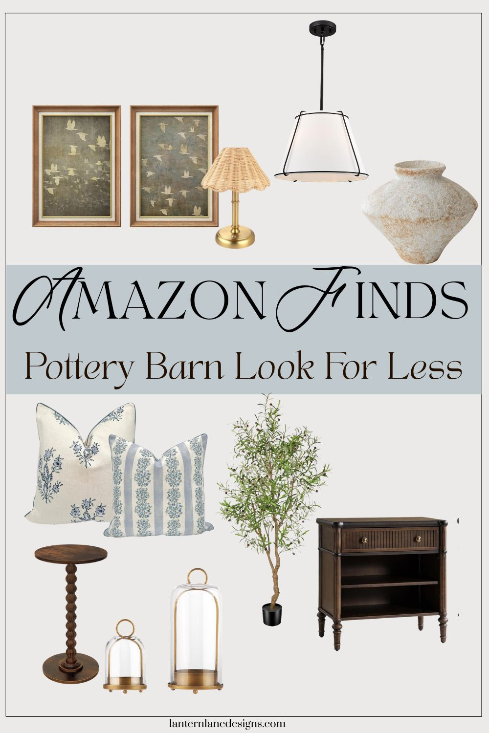 Love the Pottery Barn look without the designer price tag? These Amazon home decor finds give you the same timeless, cozy style for a fraction of the cost. From beautiful table lamps and designer-inspired artwork to elegant lighting, throw pillows, furniture, and decorative accents, these affordable finds will help you create a high-end home on a budget. Save this pin for your next home decor refresh! 

 #LTKSeasonal #LTKHome #LTKSaleAlert