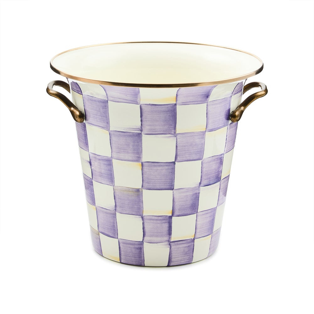 Violet Check Wine Cooler | MacKenzie-Childs