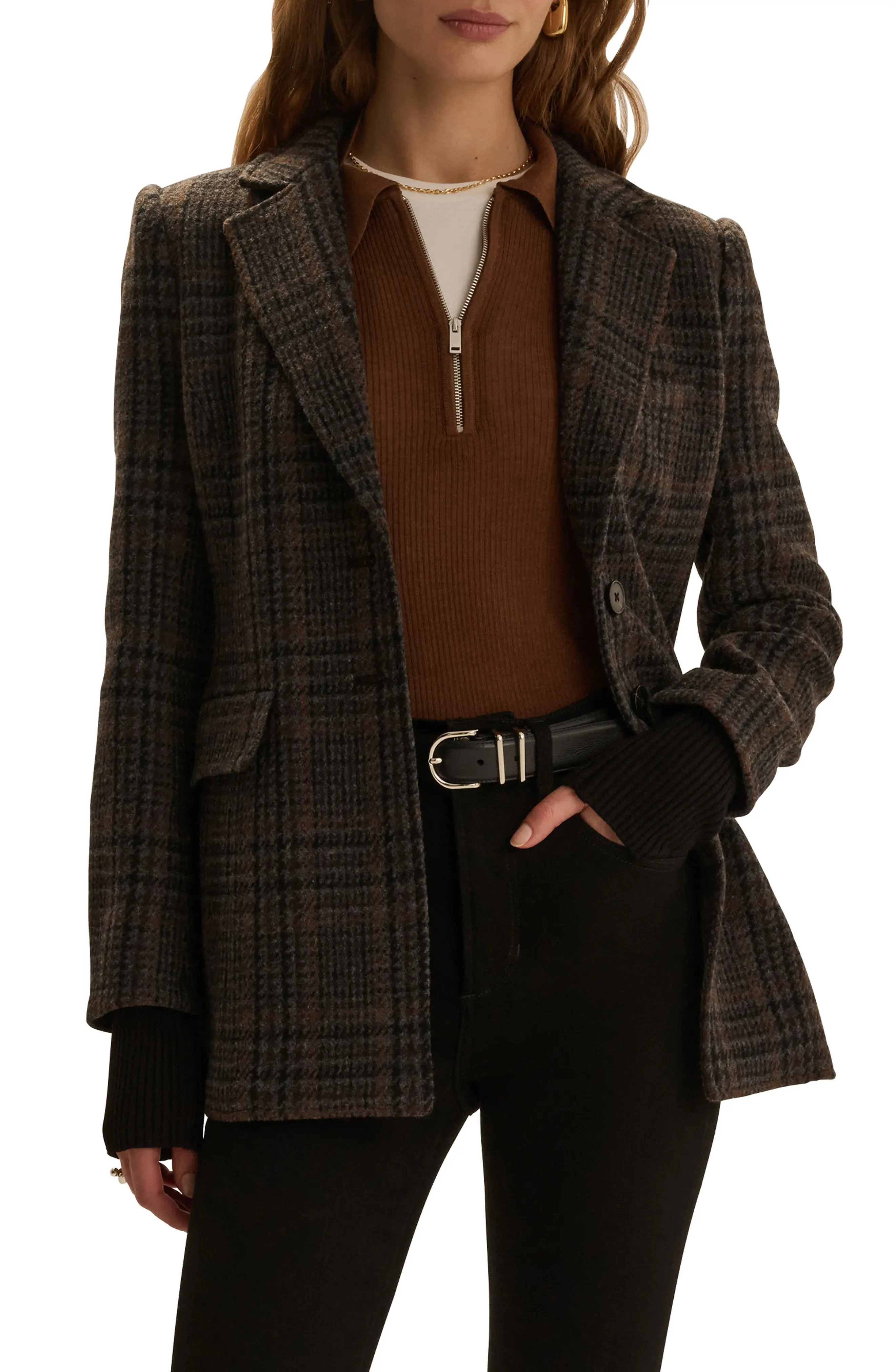 Favorite Daughter The Plaid City Blazer (Women) | Nordstrom | Nordstrom