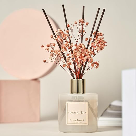 Cocorrína Reed Diffuser Sets- Spring Bouquet Scented Diffuser with Sticks Home Fragrance Reed Di... | Amazon (US)