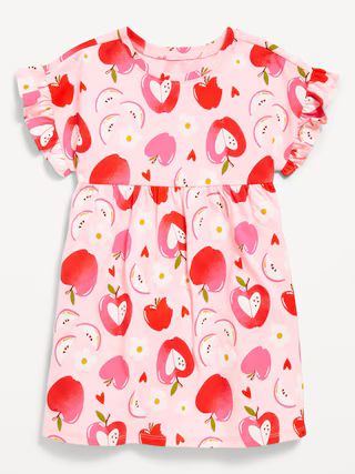 Printed Fit and Flare Dress for Toddler Girls | Old Navy (US)