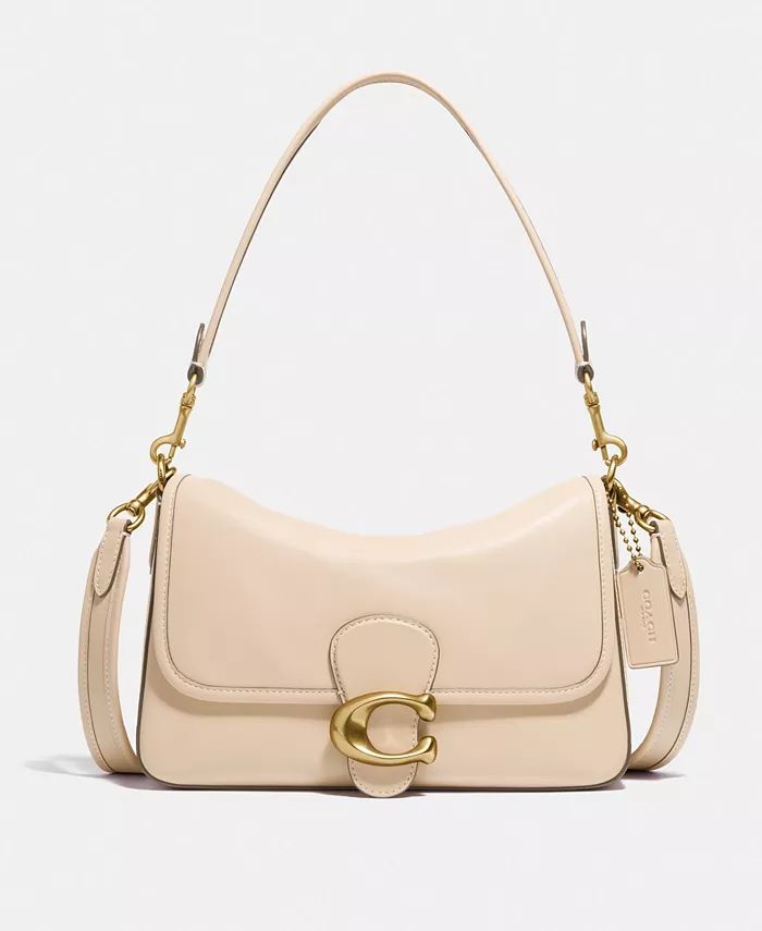 COACH Soft Tabby Leather Shoulder Bag with Removable Crossbody Strap - Macy's | Macy's