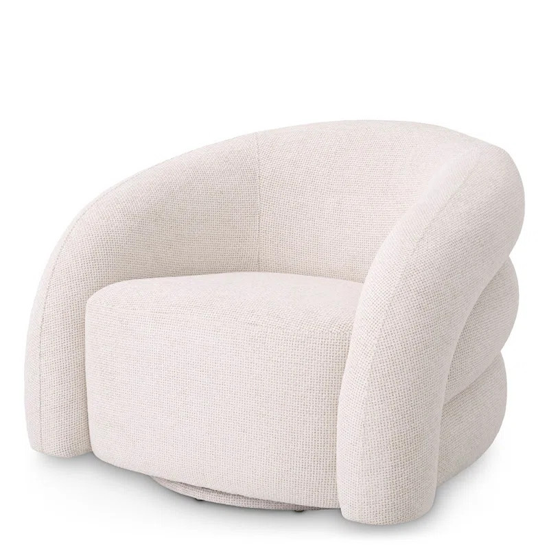 Novelle Upholstered Swivel Barrel Chair | Wayfair North America