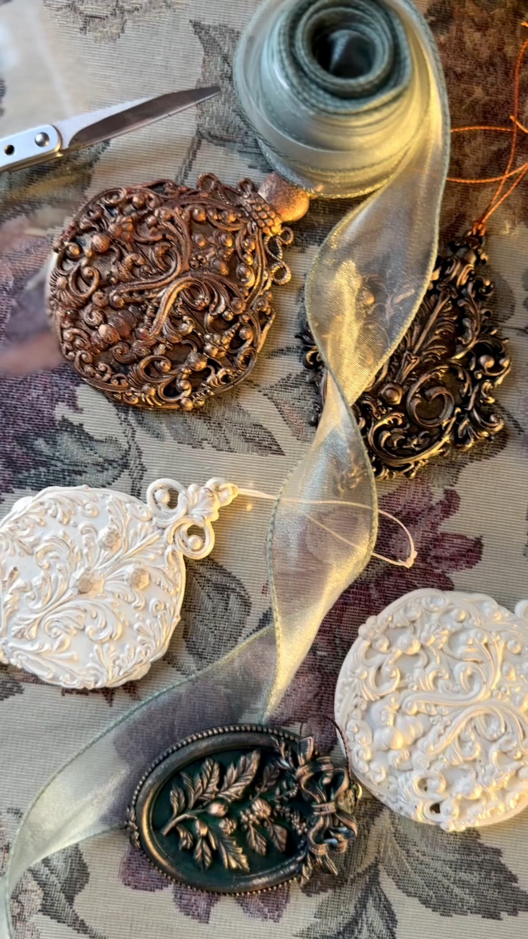 The timeless, collected ornaments that will set your tree apart this year. These vintage, baroque style pieces will look stunning on your Christmas trees and wreaths this season.  Buy on Etsy now and save them for Christmas time!

#LTKmomlife #LTKHome #LTKSeasonal