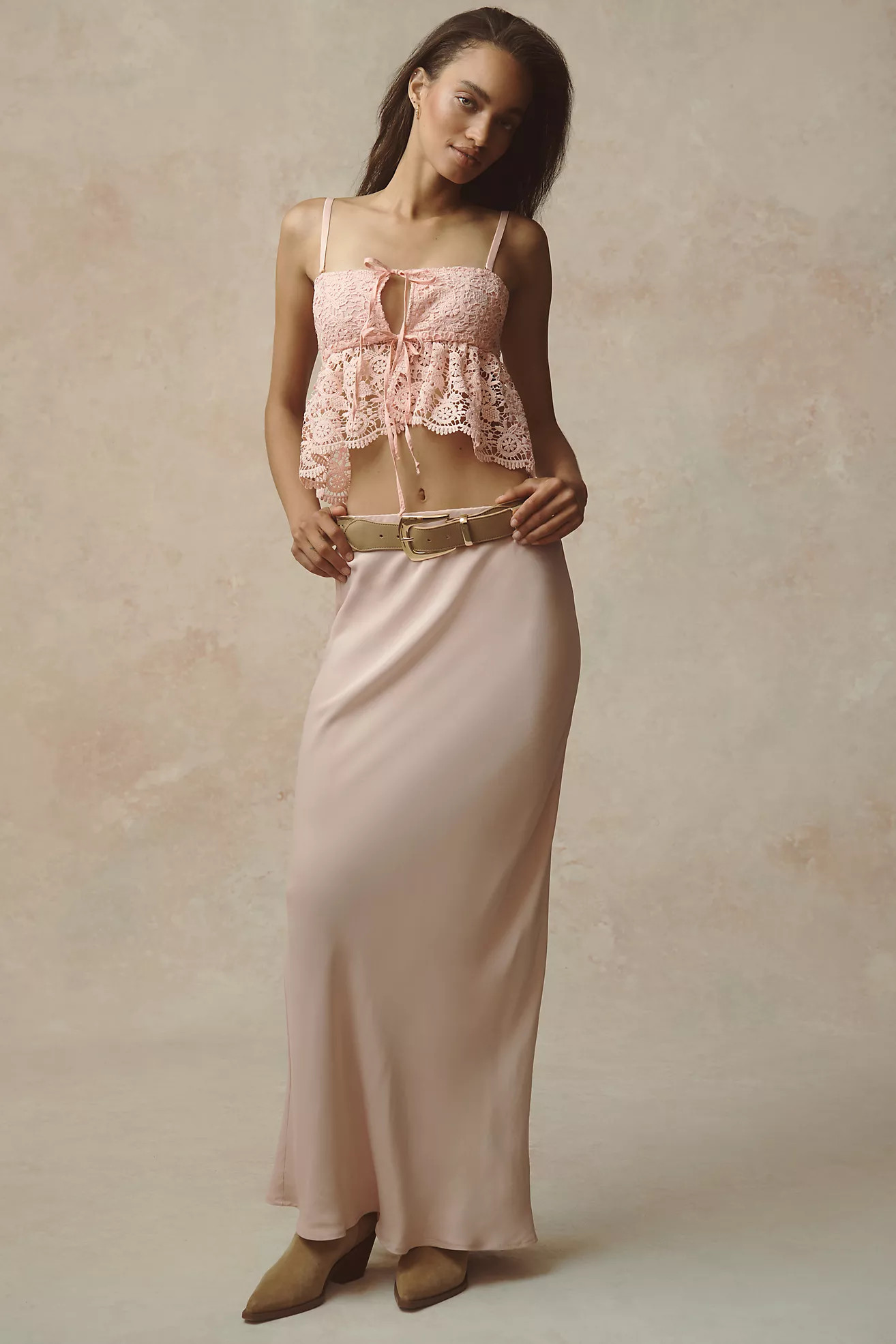 The Tilda Maxi Slip Skirt | Anthropologie (US)