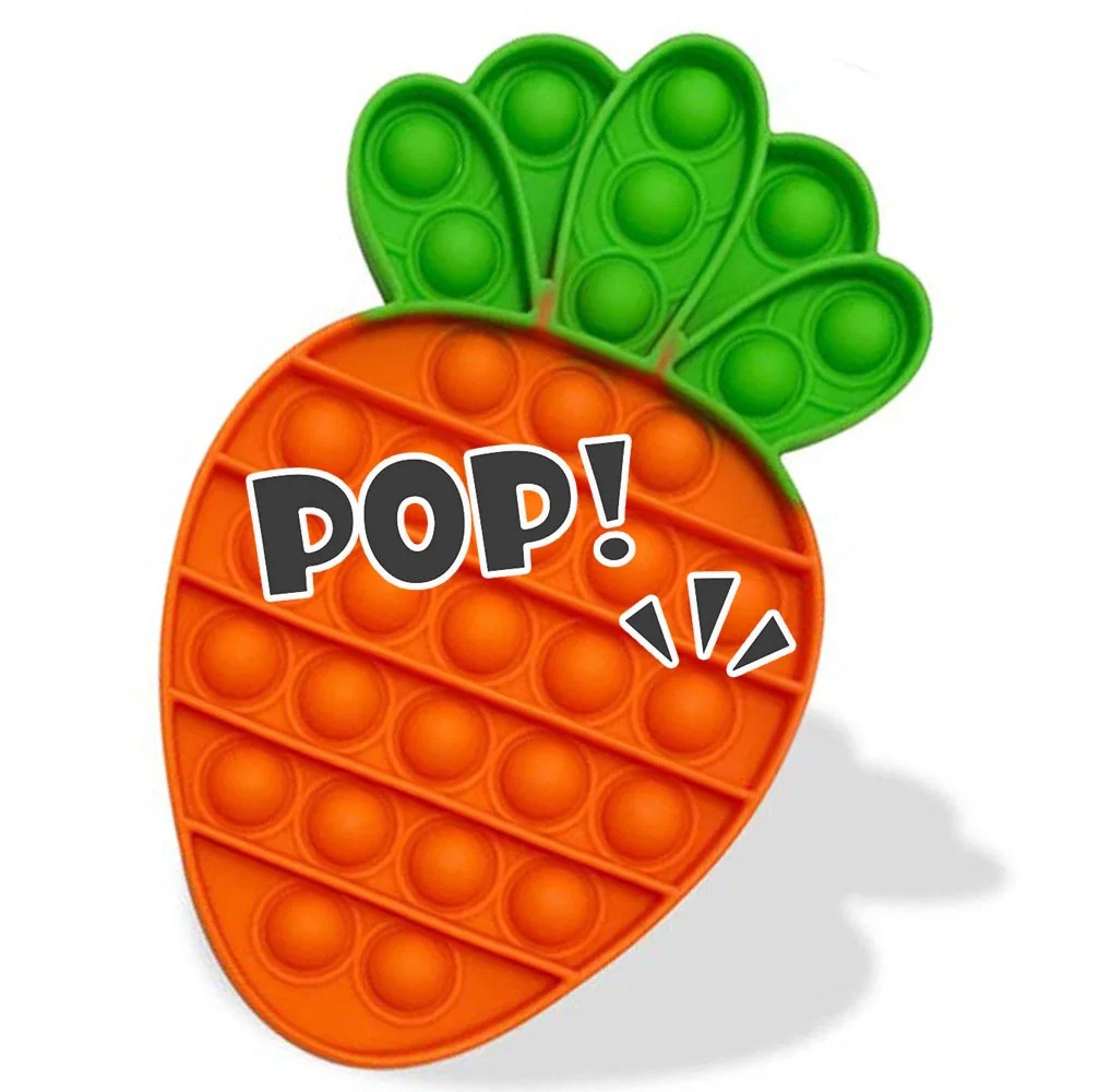 Easter Basket Fillers, Orange Carrots Fidget Pop Toys Boys Girls Toddlers Easter Basket Stress Re... | Walmart (US)