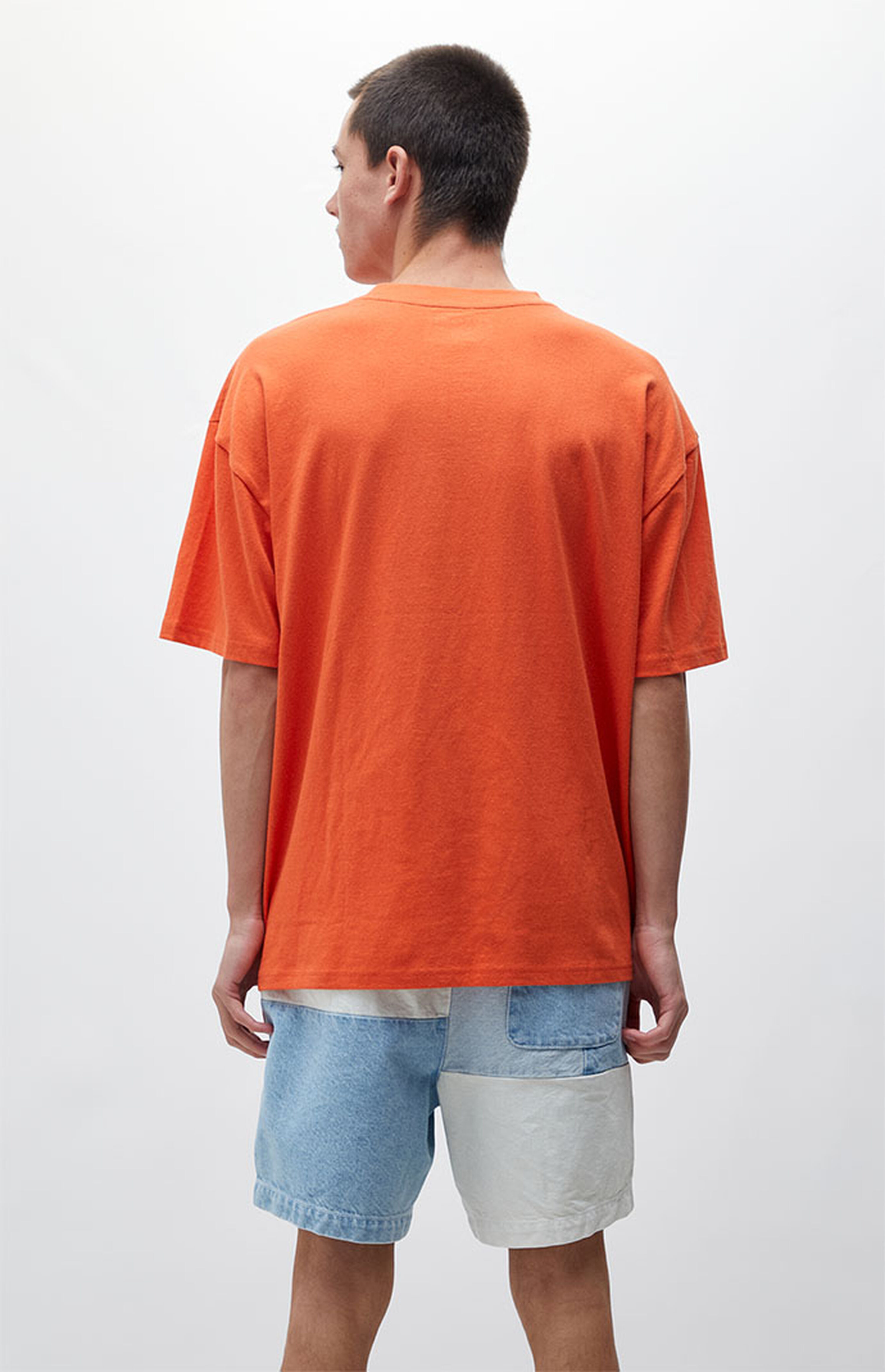 PS Basics Orange Loch Solid Boxy T-Shirt | PacSun