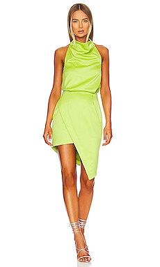 ELLIATT Camo Dress in Lime from Revolve.com | Revolve Clothing (Global)