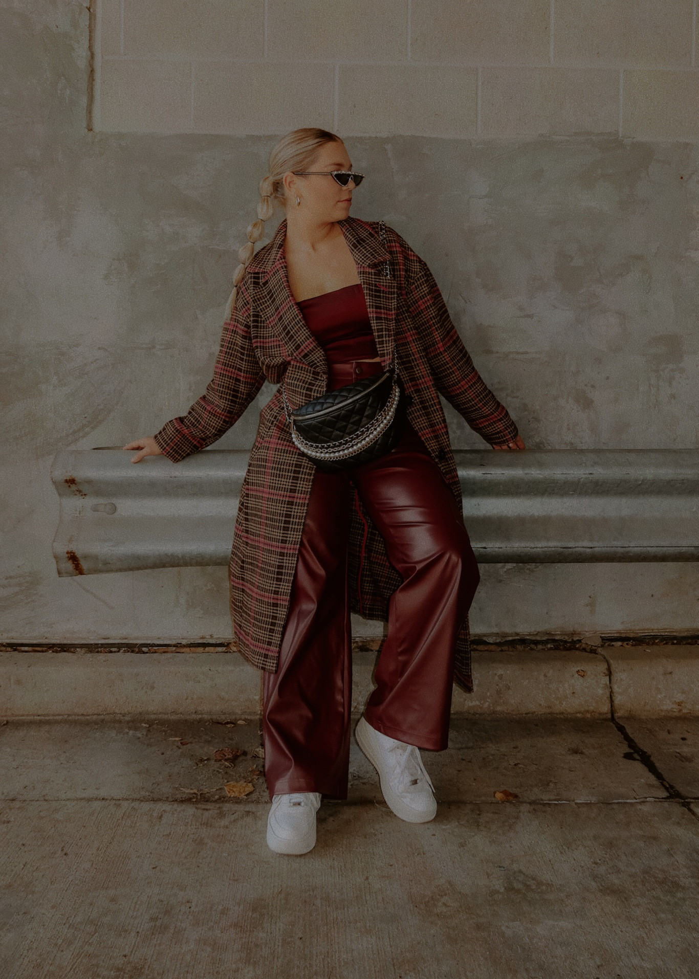 Faux leather set from #target
Pants: M
Top: M
Trench is also from target but old!

#LTKmidsize #LTKfindsunder100 #LTKfindsunder50