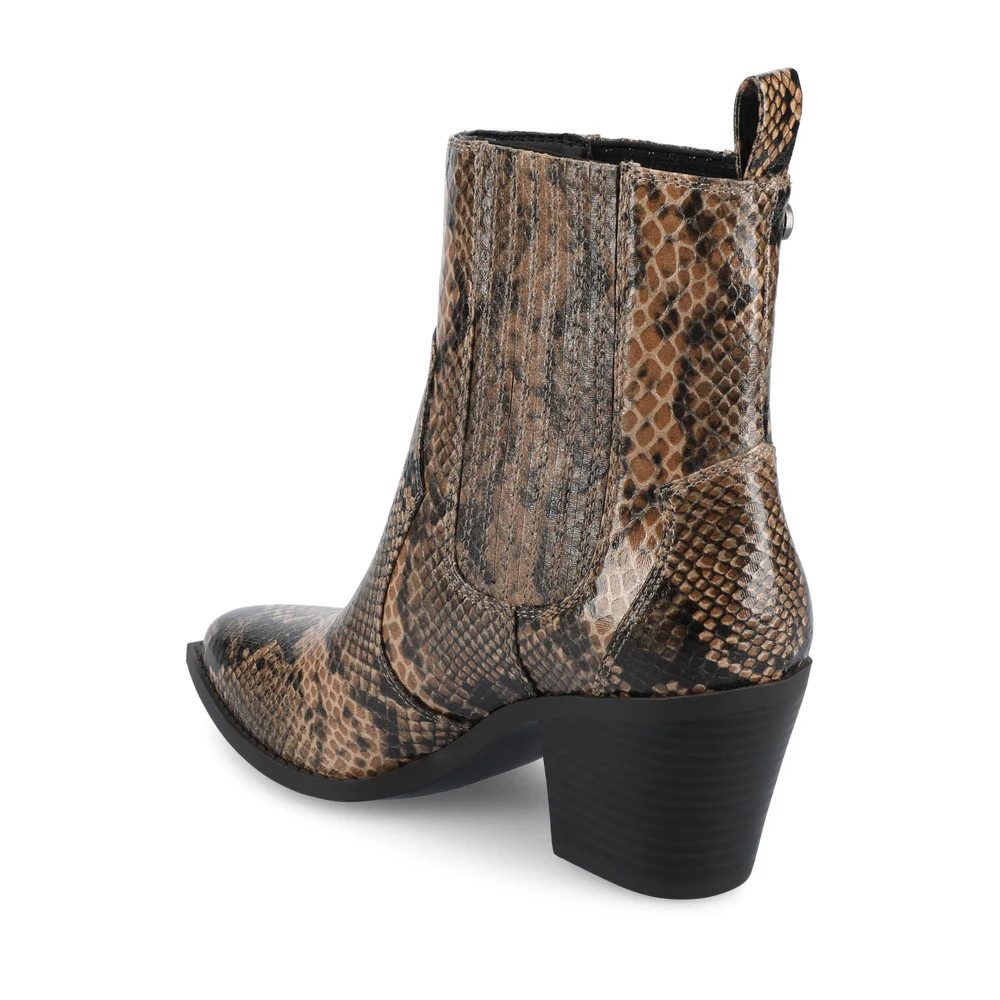 BRAYLEE WESTERN ANKLE BOOTIES | Journee Collection