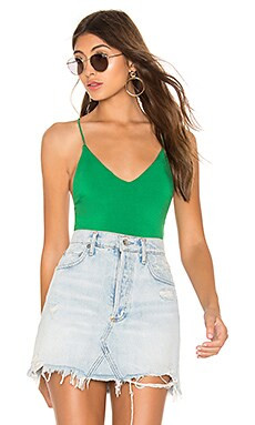 superdown Chrissy Knit Bodysuit in Green from Revolve.com | Revolve Clothing (Global)