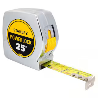 Stanley 25 ft. PowerLock Tape Measure 33-425D - The Home Depot | The Home Depot
