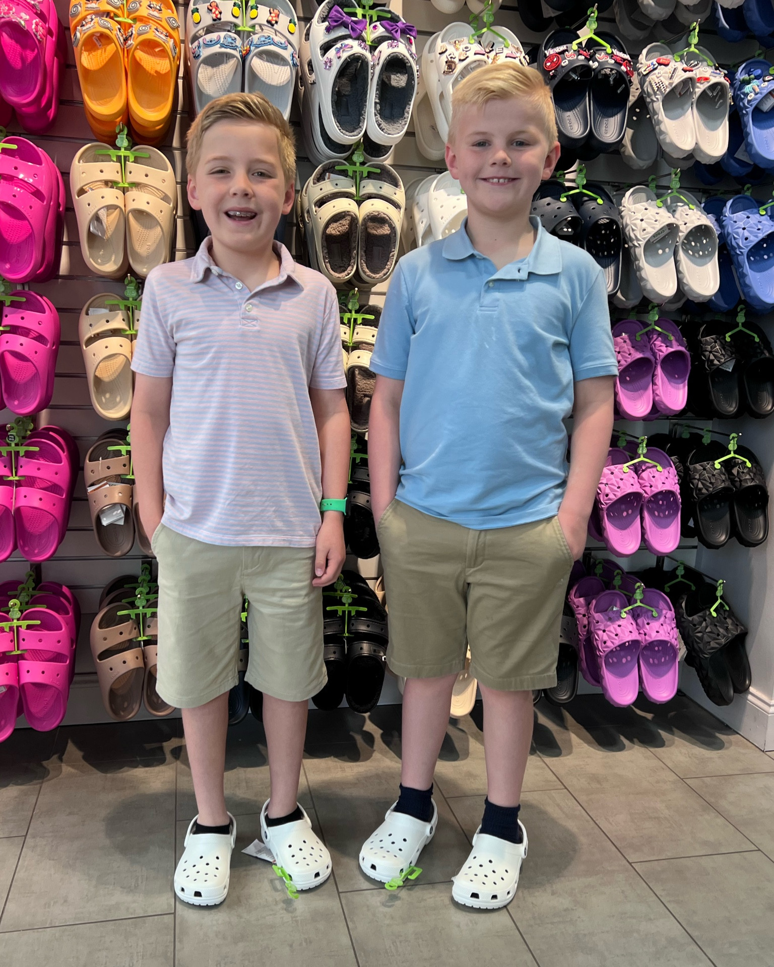 Kids trend alert! The boys insisted they needed to get white Crocs as the current trend is white Crocs with socks. What do you think?!

#LTKkids #LTKfamily