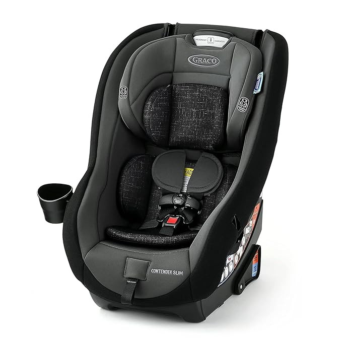 Graco Contender Slim Convertible Car Seat, West Point, Space-Saving Design, Lightweight and Compa... | Amazon (US)