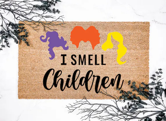 I Smell Children Hocus Pocus Color Doormat | Etsy | Etsy (US)
