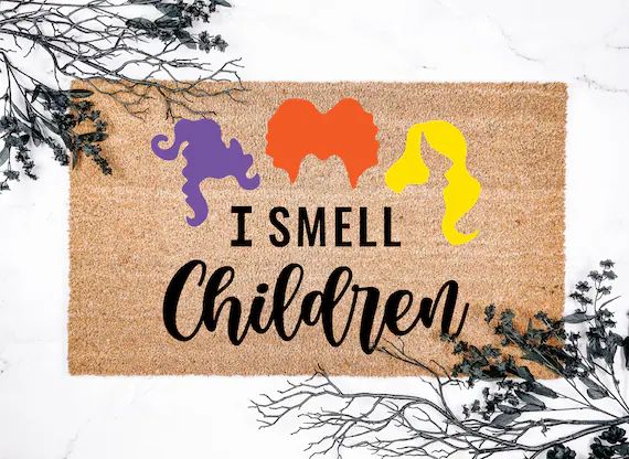I Smell Children Hocus Pocus Color Doormat | Etsy | Etsy (US)