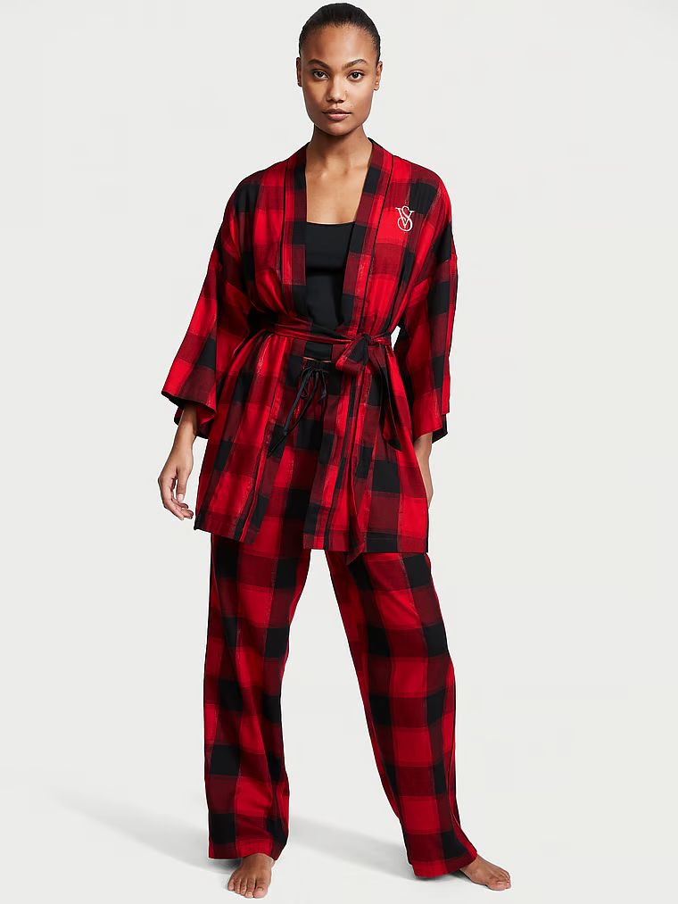 Flannel 3-Piece Set - Sleep & Lingerie - Victoria's Secret | Victoria's Secret (US / CA )