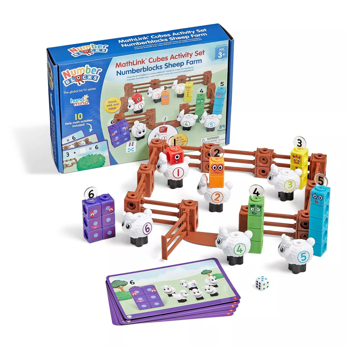 Hand2Mind NumberBlocks Counting Sheep MathLink Cube Activity Set | Target