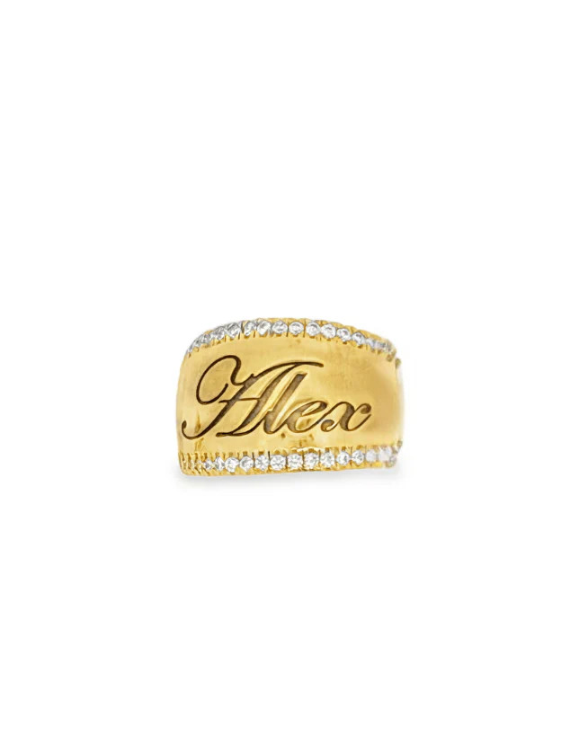 Script Name Ring | Shop Alexandra Madison
