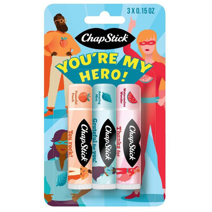 Chapstick You Are My Hero Lip Balm - 3ct/0.45oz | Target