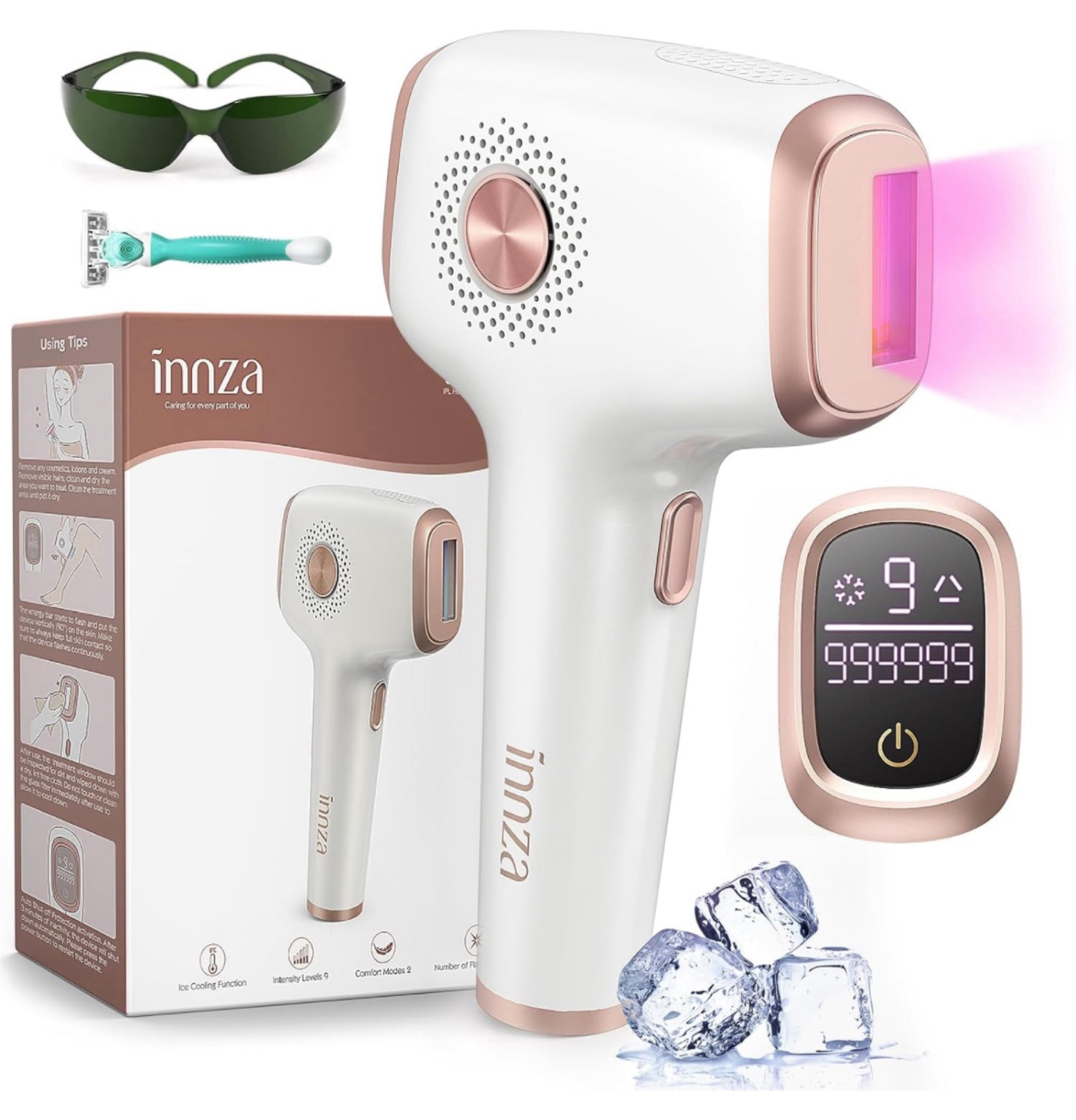 At home laser hair removal!