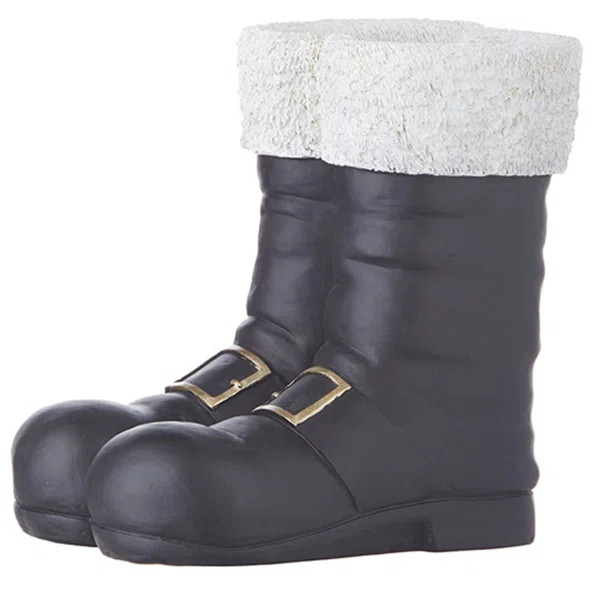 Black Santa Boots Container | Wayfair North America