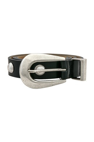 Larkin Belt in Black & Silver | Revolve Clothing (Global)