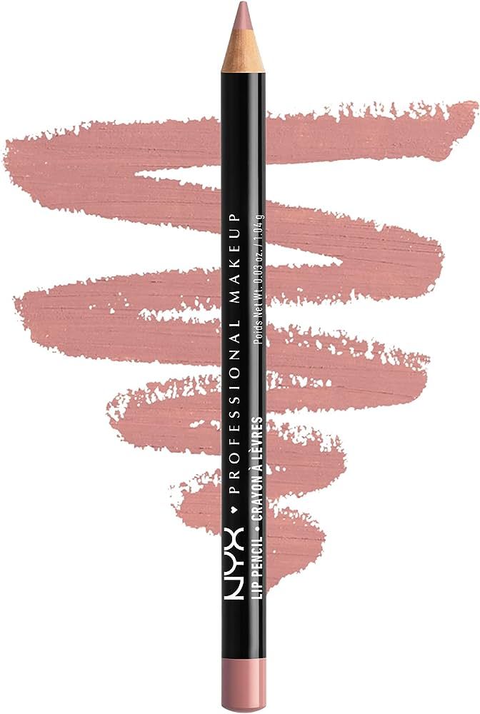 NYX PROFESSIONAL MAKEUP Slim Lip Pencil, Long-Lasting Creamy Lip Liner - Pale Pink | Amazon (US)