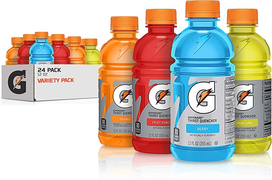 Gatorade Classic Thirst Quencher, Variety Pack, 12 Fl Oz (Pack of 24) | Amazon (US)