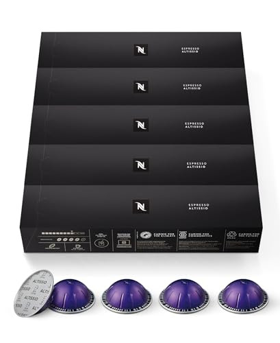 Nespresso Capsules Vertuo, Altissio, Medium Roast Espresso Coffee, 50 Count Espresso Pods, Brews 1.35oz. | Amazon (US)