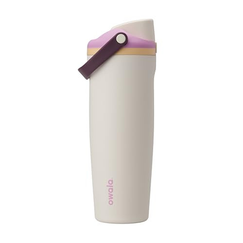Owala FreeSip Sway Insulated Stainless Steel Water Bottle with Two-Way Spout, Built-In Straw and Bucket Handle, Made for Travel, School, and Sports, 30oz, BPA Free, Leak Proof, Daybreak | Amazon (US)