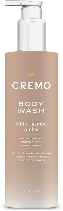 Cremo White Jasmine Amber Skin Moisturizing Body Wash for Women, Notes of White Jasmine, Red Curr... | Amazon (US)