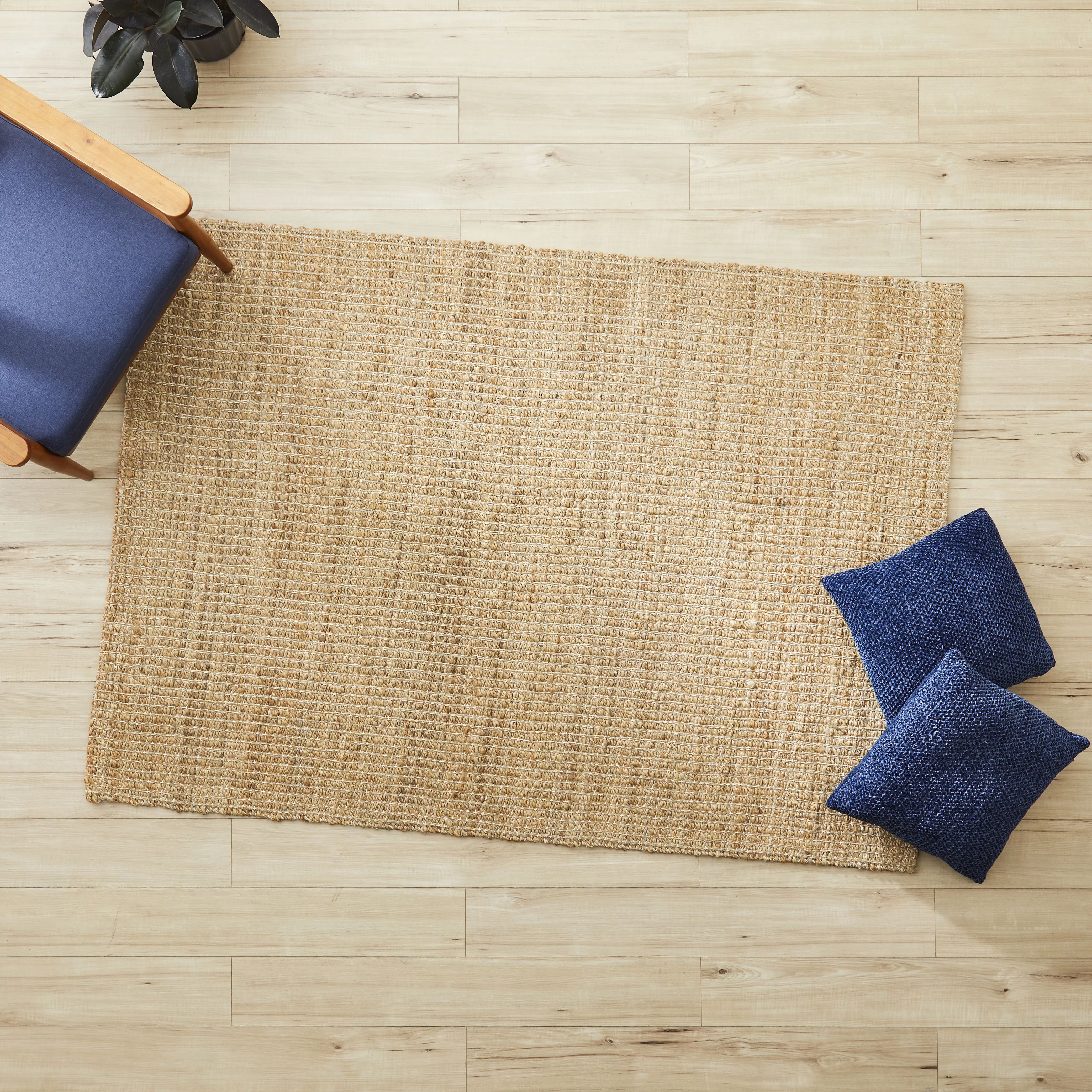 Better Homes & Gardens, 5' x 7' Jute Natural Flatwoven Area Rug | Walmart (US)