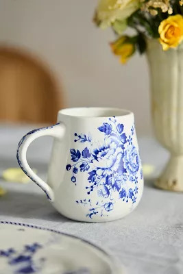 Botanical Transferware Mug | Terrain