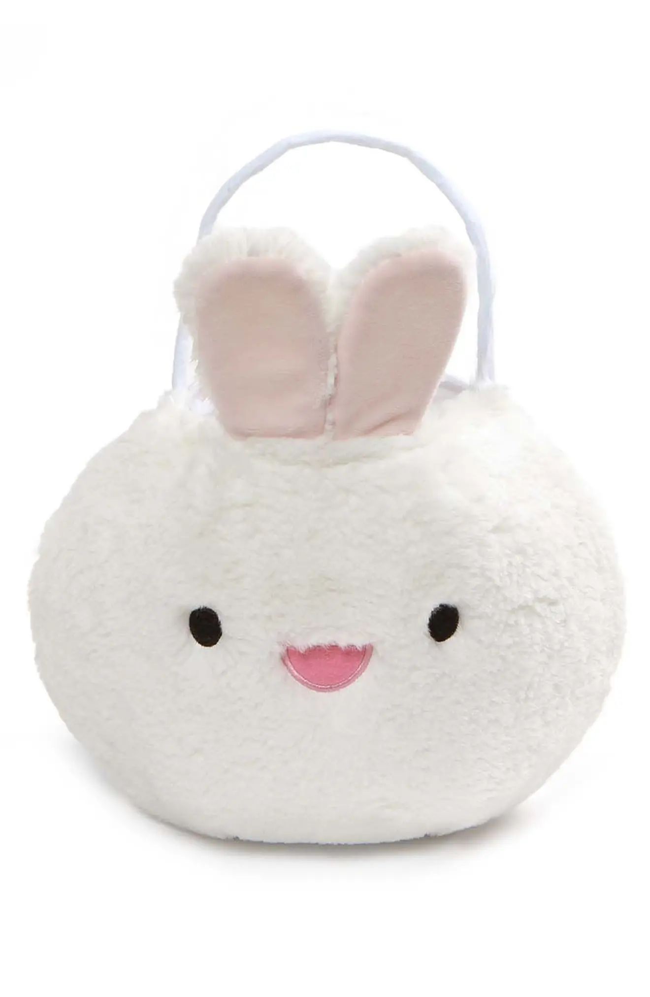 Bunny Face Plush Easter Basket | Nordstrom