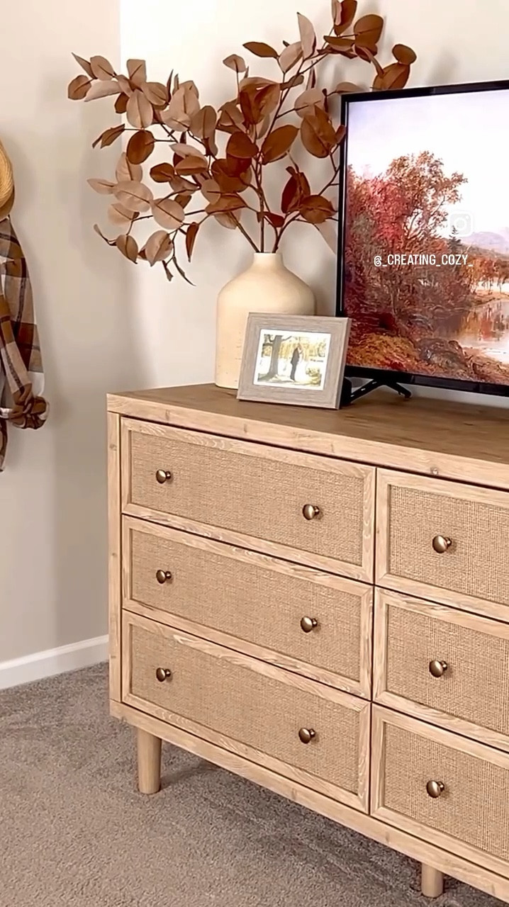 
Bedroom views! I love making this space extra cozy, especially with Autumn just around the corner. This dresser from Ashley Furniture is absolutely stunning. I swapped out the hardware, and I’m so happy with how it turned out. 🤎 Let me know if you want links! 😘



 #HomeDecor #InteriorDesign #CozyVibes #BedroomInspo #BedroomDecor #CozyVibes #FallDecor #HomeDecor #InteriorDesign #AutumnVibes #DecorInspo #BedroomGoals #FallAesthetic #AshleyFurniture #HomeStyling #HomeInspiration #InteriorGoals #CozyHome #FallFeels #RoomMakeover #HomeDetails #CozyLiving #NeutralDecor #FallBedroom #SeasonalDecor #DresserMakeover #AutumnInspo #HomeSweetHome #DIYHomeDecor #MinimalDecor #RusticDecor #DecorTrends #HomeStyle

#LTKHome #LTKFallSale #LTKSeasonal