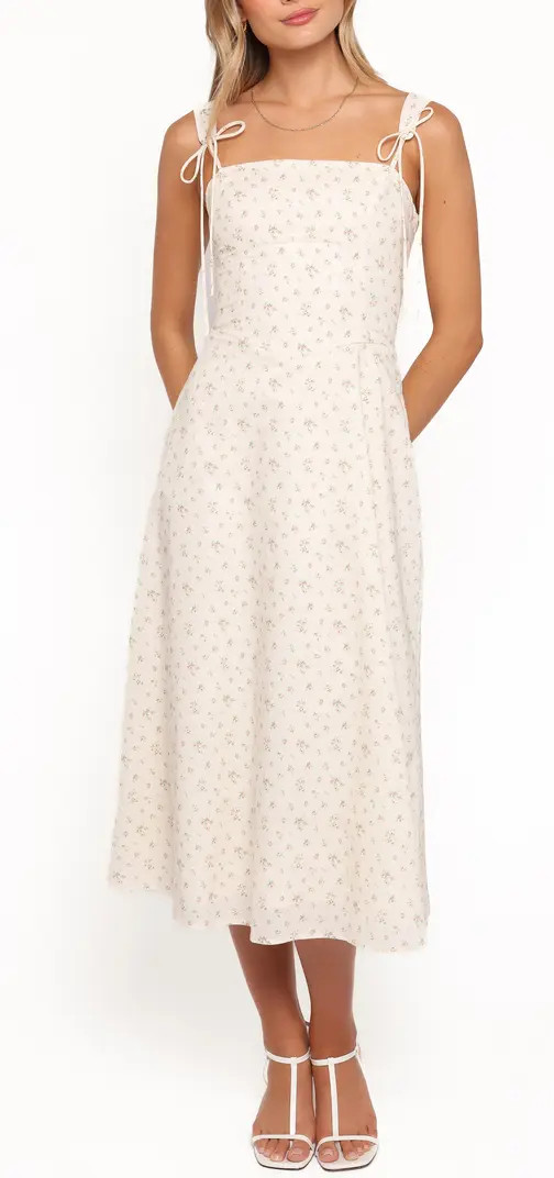 Petal & Pup Clarissa Floral Fit & Flare Midi Dress | Nordstrom | Nordstrom