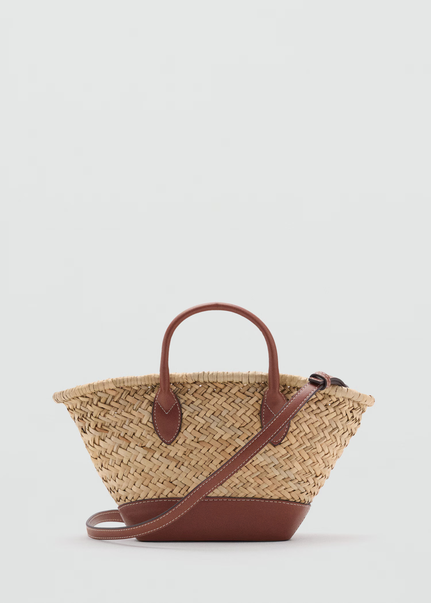 Small natural fibre basket - Women | MANGO United Kingdom | MANGO (UK)