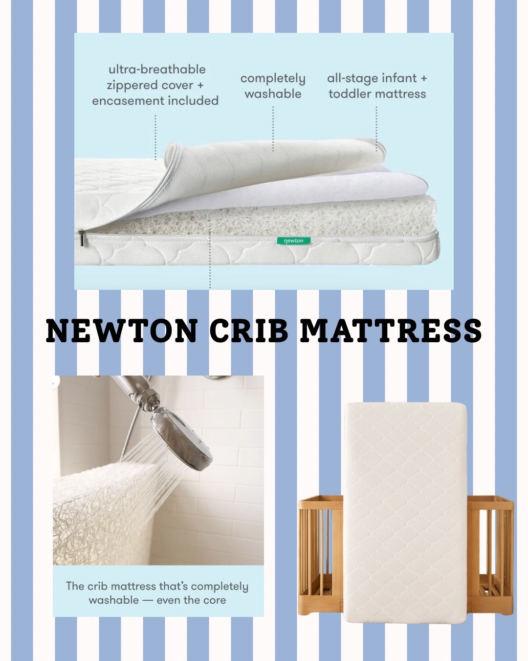 20% off of Newton crib mattresses with code Save20!!! Both of my babies slept in this mattress and it eased my Pediatric ER nurse anxiety SO much 🙌🏼

#momlife #babymom #newtonmattress

#LTKmomlife #LTKKids #LTKBaby