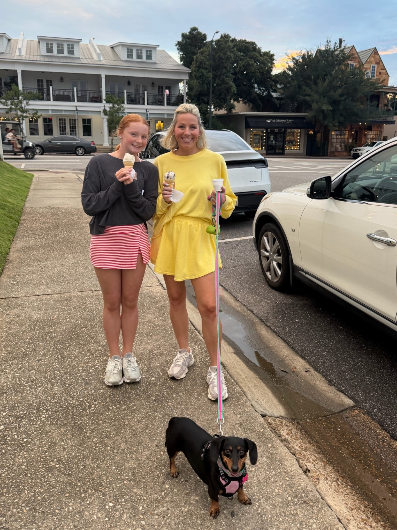 Saturday night ice cream date
I’m in a medium in my set and Cammie is in the Xs in hers

#LTKootd #LTKActive #LTKmomlife