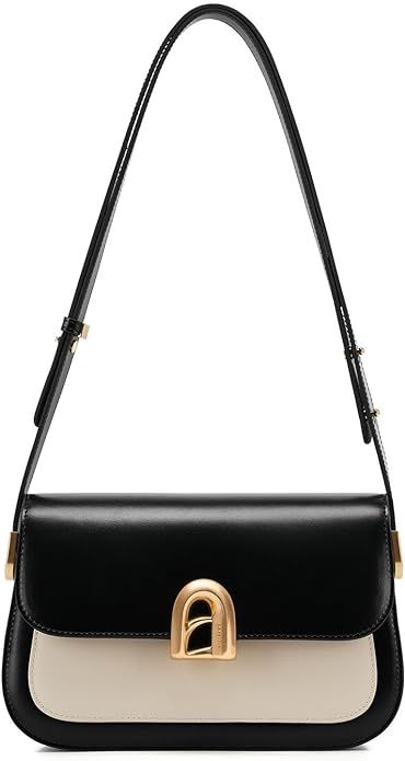 Leather Shoulder Bag For Women - Adjustable Strap Crossbody Purses For Women, Designer Handbags S... | Amazon (US)
