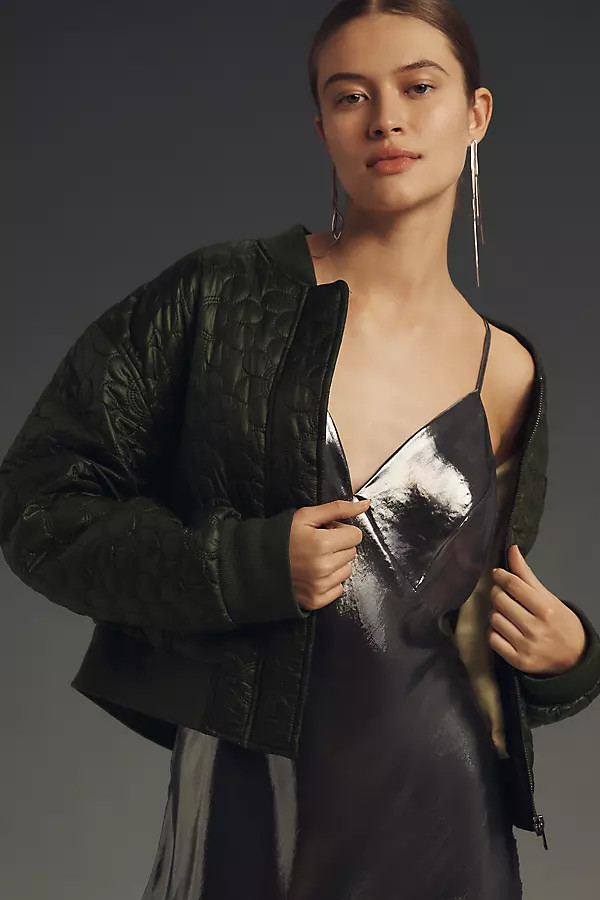 By Anthropologie Quilted Bomber Jacket | Anthropologie (US)