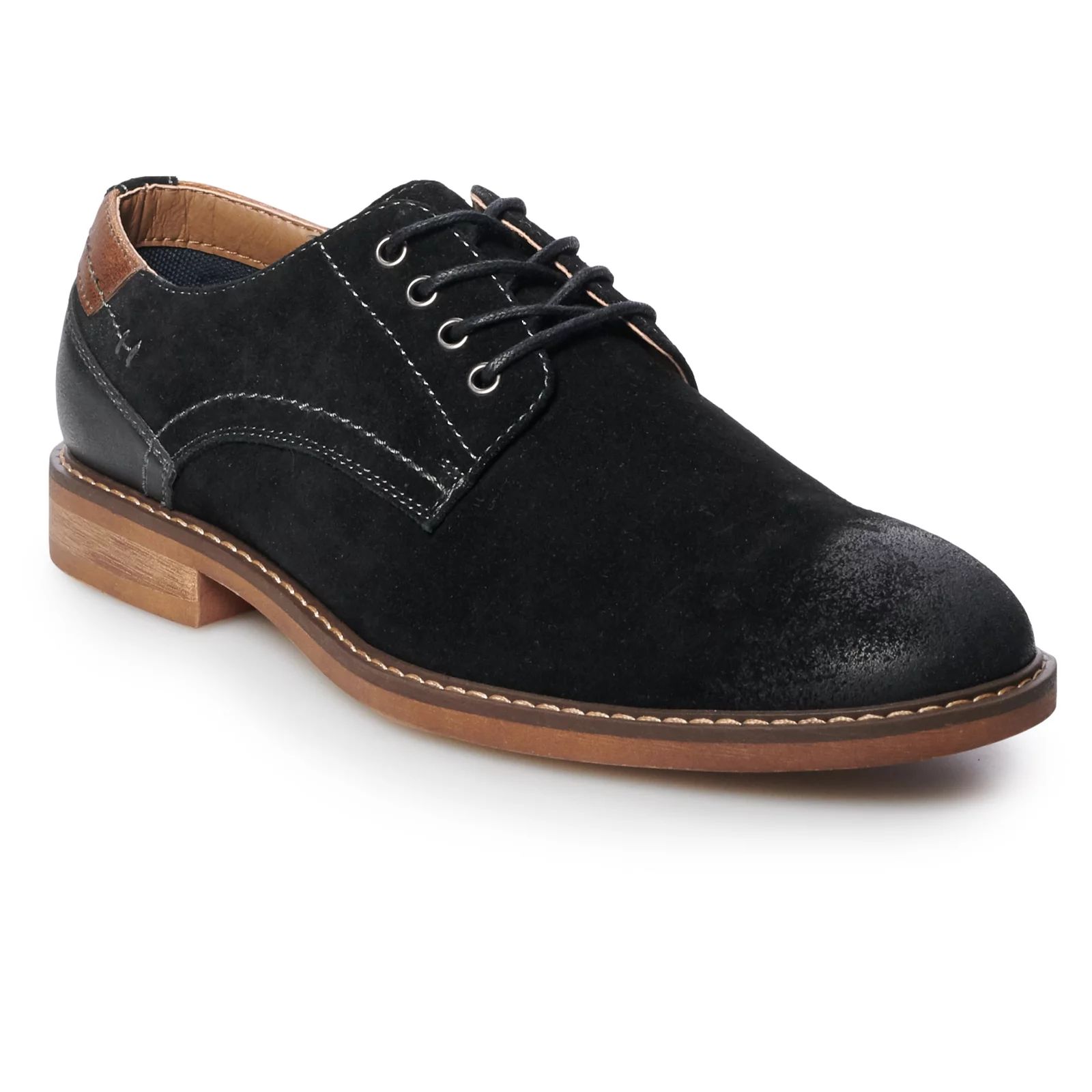 Sonoma Goods For Life Marcus Men's Dress Shoes, Size: 9 Wide, Black | Kohl's