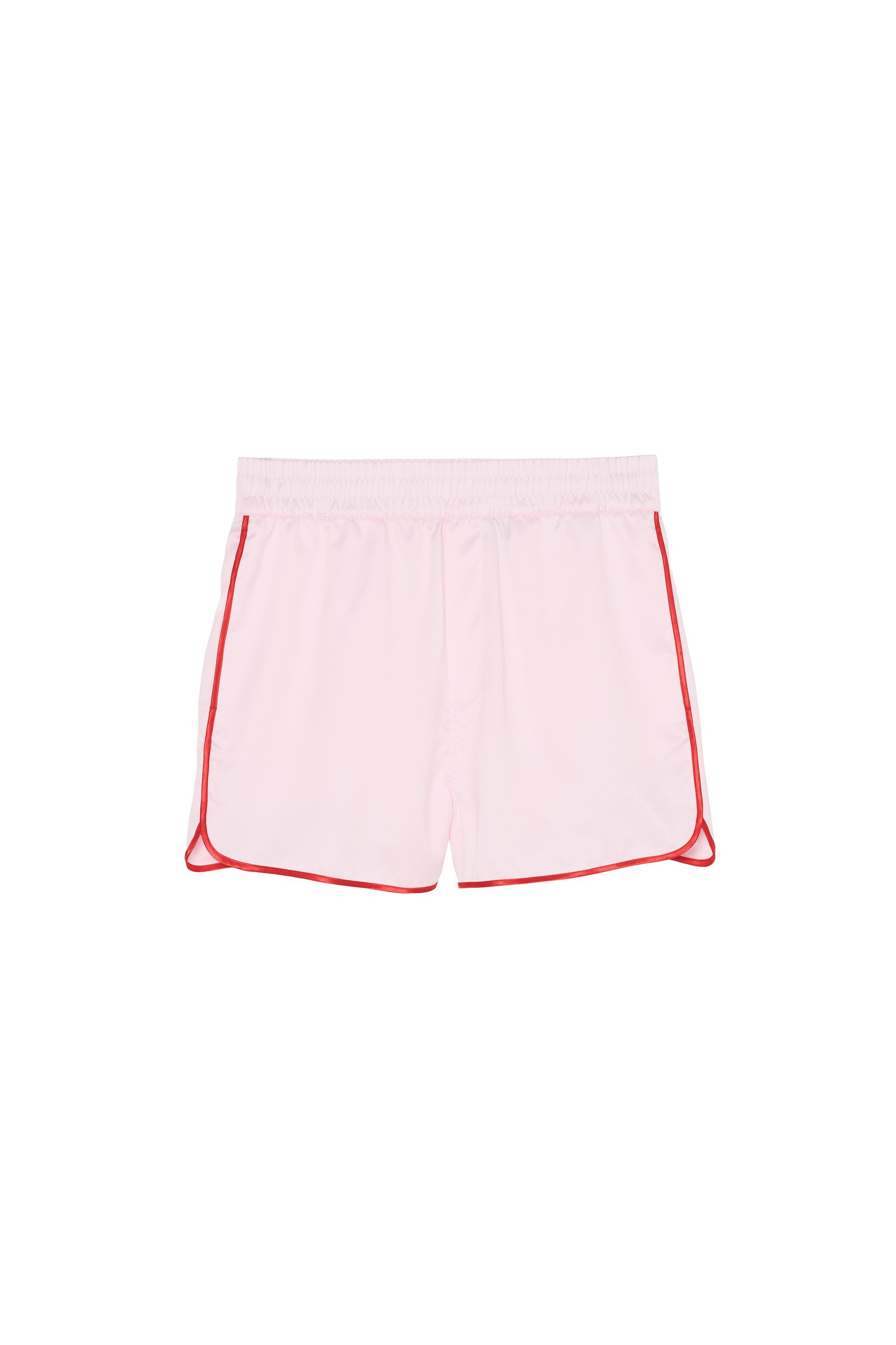 SATIN SHORTS WITH CONTRAST TRIM | Zara US